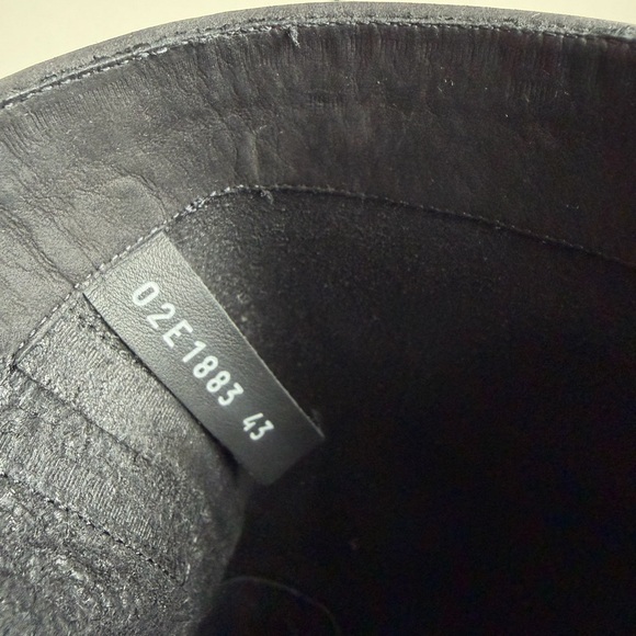 Black Platform Mid-Calf Women's Boots - Picture 6 of 7